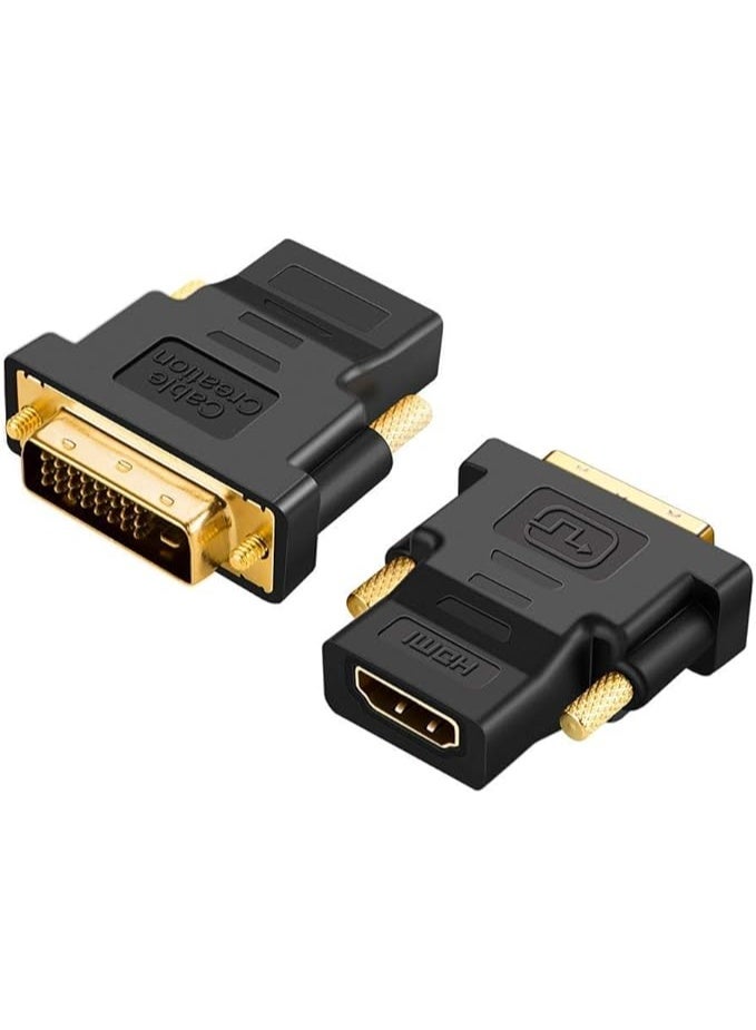 DVI-D (24+1) Male to HDMI Female Adapter – For high-definition digital signal transfer from computer to monitor - Image 3